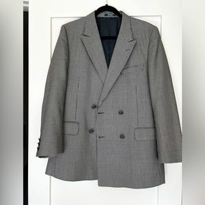 Oversized wool blazer